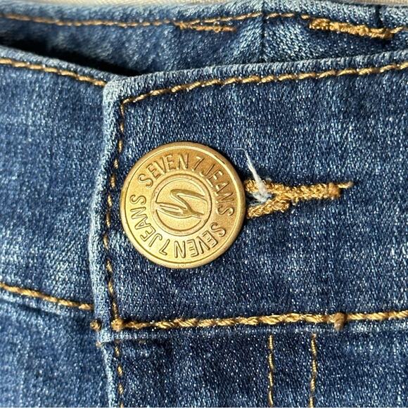 Seven7 Denim Embroidered Cutoff Style Shorts - Picture 2 of 8